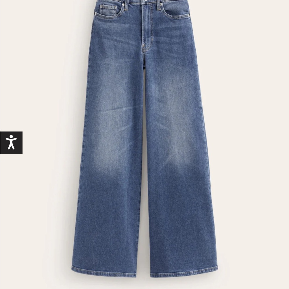 Boden High Rise Wide Leg Jeans 26P